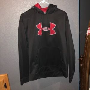 Black and Red Under Armour Hoodie!